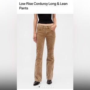 GAP Women's Brown Corduroy Flare Jeans